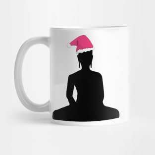 Funny Buddha Christmas Santa Claus Buddhist Humor Mug